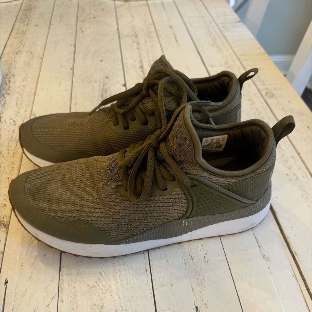 Women’s Puma Olive Green Athletic/Running Shoes